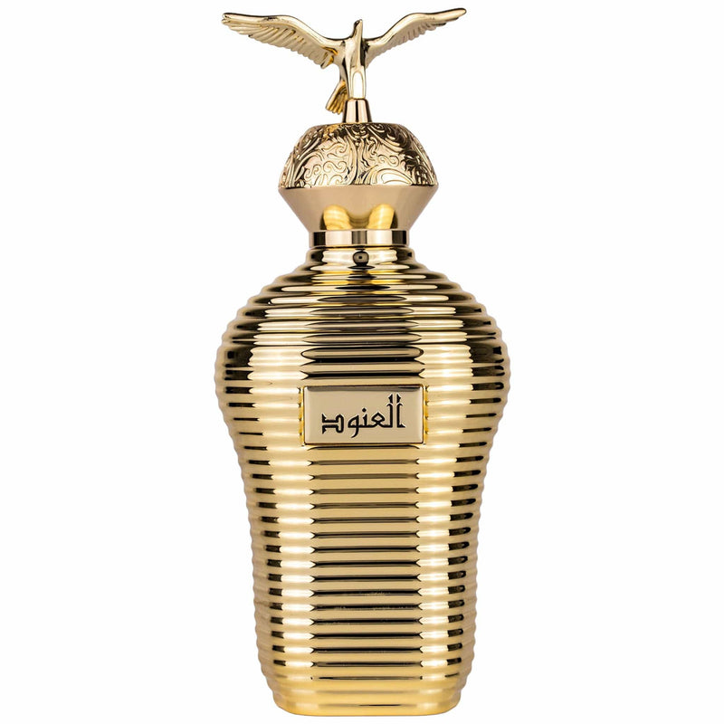 Alonoud Eau de Parfum 100ml från Maison Asrar erbjuder en lyxig doft med fruktiga, blommiga och orientaliska inslag.