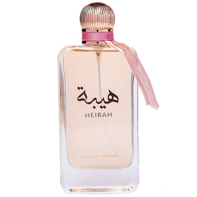 Heibah Eau de Parfum 100ml från Ard Al Zaafaran: en lyxig, mystisk doft med blommiga och träiga toner som förför och fascinerar.