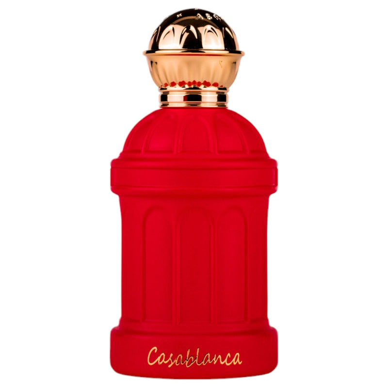 Casablanca Eau de Parfum 100ml från Maison Asrar – en elegant och förförisk doft för den moderna, självsäkra kvinnan.