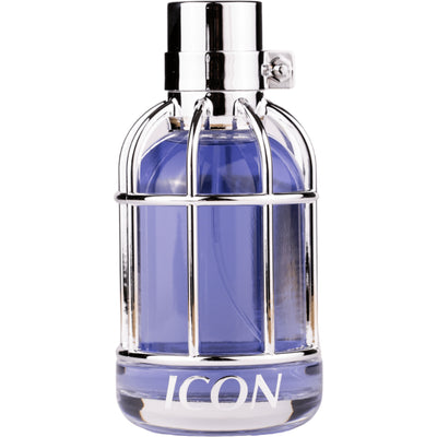 Icon Eau de Parfum 100ml från Maison Asrar – en maskulin doft med eleganta noter av citrus, kryddor, ambra och mysk.