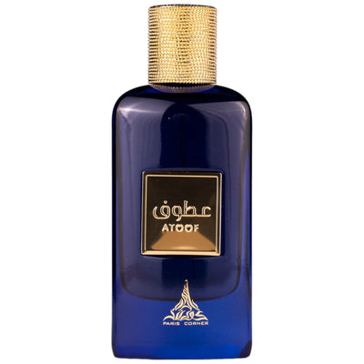 Atoof Eau de Parfum 100ml från Paris Corner - en maskulin doft med kryddiga och träiga inslag för självsäkra män.