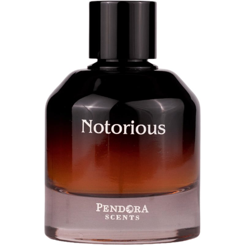 Notorious Eau de Parfum 100ml från Pendora Scents – en maskulin doft av styrka, elegans och oförglömligt intryck.