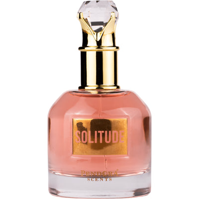 Solitude Eau de Parfum 100ml från Pendora Scents: en elegant, blommig och träig doft för den moderna kvinnan.