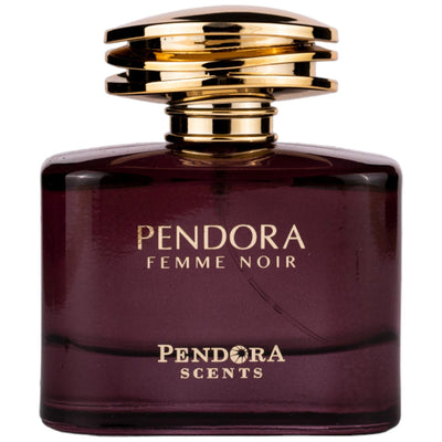Femme Noir Eau de Parfum 100ml från Pendora Scents: En förförisk doft av frukt, blommor och sensuella noter, perfekt för eleganta kvällar.