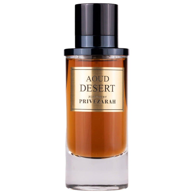 Aoud Desert Eau de Parfum 80ml från Privezarah - en sensuell och orientalisk doft med oud, rökelse och sandelträ.