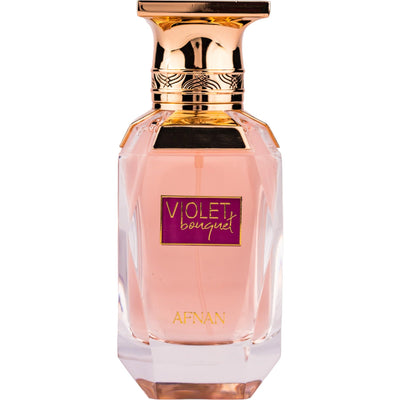 Violet Bouquet Eau de Parfum 80ml – en förtrollande doft med blommiga noter av viol och fräschör som skapar en elegant och lyxig upplevelse.