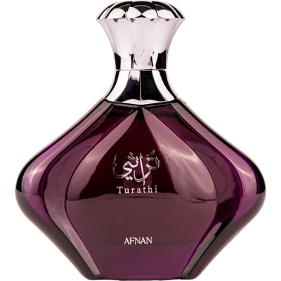 Turathi Purple Eau de Parfum 90ml - en lyxig doft med blommiga och fruktiga noter, perfekt för den moderna kvinnan som vill göra ett intryck.