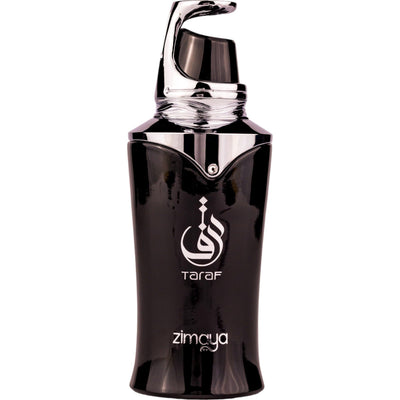 Taraf Black EDP 100ml från Zimaya – en mystisk unisexdoft med intensiva kryddor, träiga inslag och en hypnotisk bas av ambra.