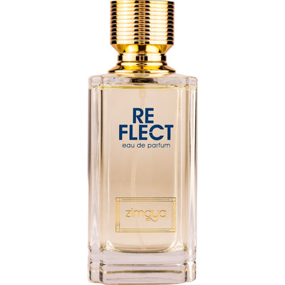 Reflect EDP 100ml från Zimaya: en unisexdoft av elegans, med fräscha toppnoter och sensuella basnoter för en tidlös känsla.
