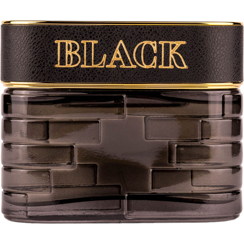Maison Asrar Black Eau de Parfum 100ml - en mystisk och elegant doft med kryddiga, träiga och blommiga noter för alla tillfällen.