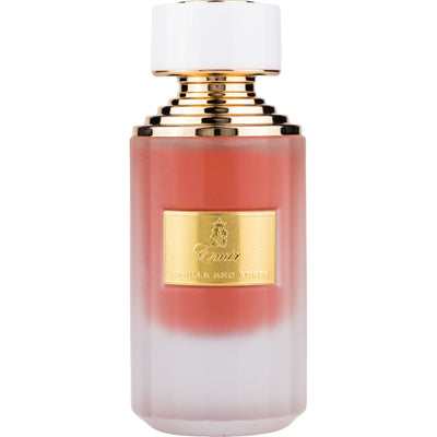 Vanilla and Roses Eau de Parfum 75ml från Emir - en förförisk doft av rosor och vanilj, perfekt för moderna kvinnor.