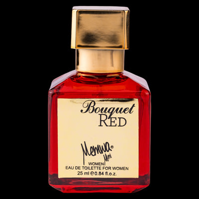 Bouquet Red Eau de Toilette 25ml från Memwa – en elegant doft med florala och fruktiga noter för den självsäkra kvinnan.