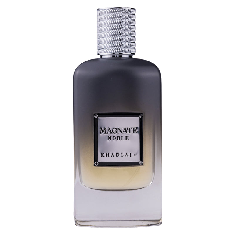 Magnate Noble Eau de Parfum 100ml från Khadlaj - en sofistikerad doft av maskulinitet, fräschör och elegans.