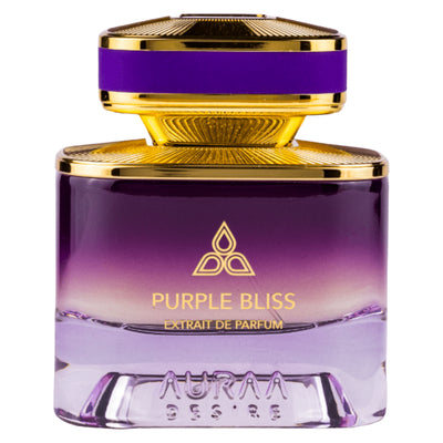Purple Bliss Extrait de Parfum 100ml från Auraa Desire – en exklusiv, maskulin doft med fruktiga, kryddiga och träiga noter.