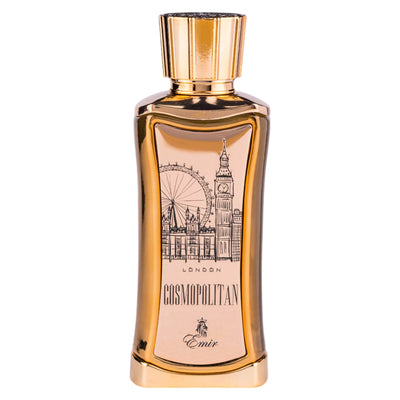 Cosmopolitan London Eau de Parfum 100ml från Emir: en modern och elegant herrparfym med citrus, trä och ambra noter.