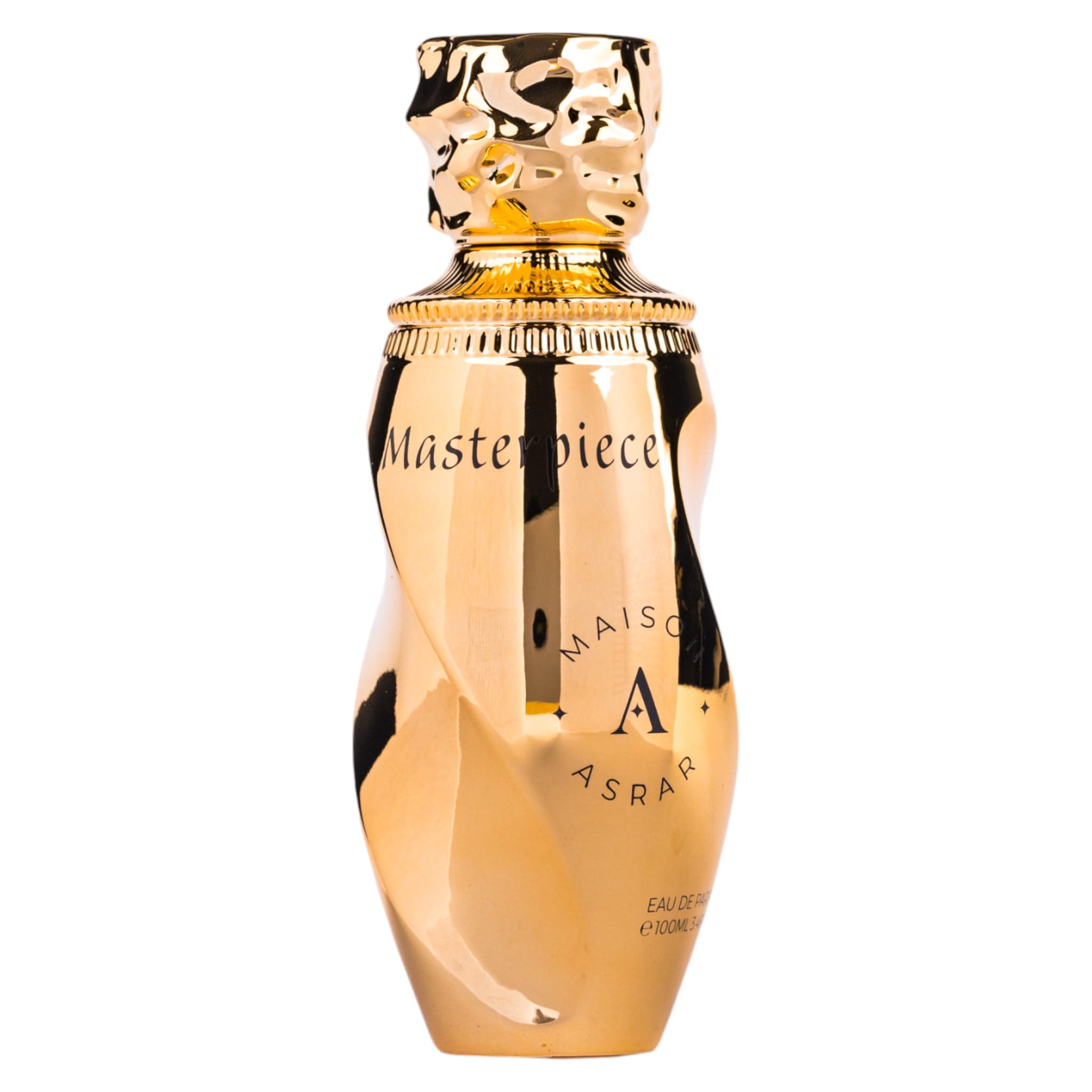 Masterpiece EDP 100ml från Maison Asrar - en elegant unisexparfym med citrus, blommor och träiga noter för en sofistikerad doft.