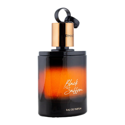 Black Saffron Eau de Parfum 100ml - en lyxig doft med inslag av saffran, björnbär och läder, perfekt för den moderna, självsäkra individen.