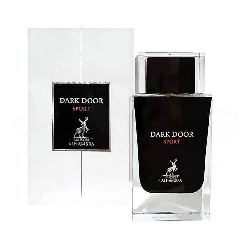 Dark Door Sport Eau de Parfum 100ml från Maison Alhambra – en maskulin och energisk doft för den moderna mannen.