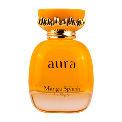 Aura Manga Splash EDP 100ml från La Fede – en unisexparfym med fruktiga och sensuella noter för en frisk och elegant doftupplevelse.