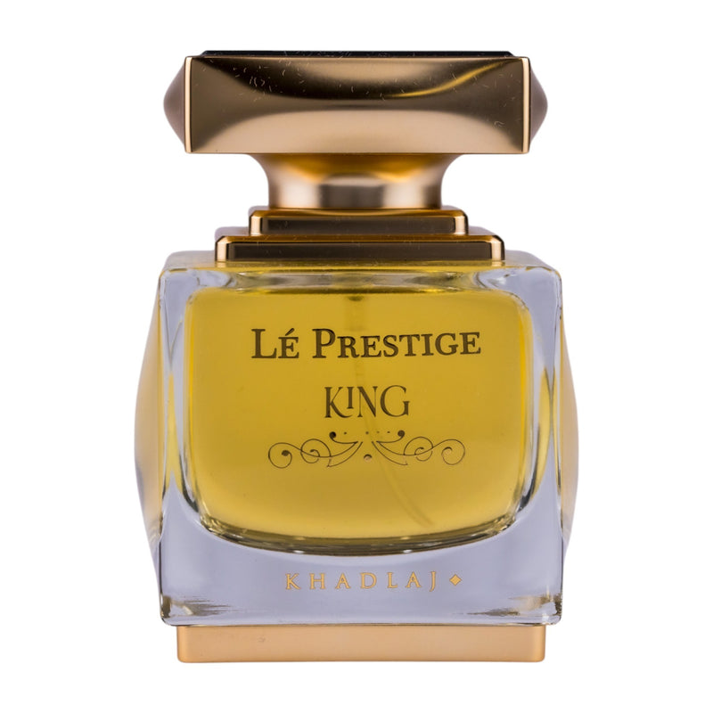 Le Prestige King Eau de Parfum 100ml - en lyxig och förförisk doft för män, perfekt för alla tillfällen. Utforska elegans och stil i varje droppe.