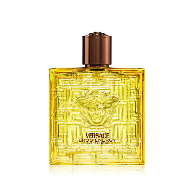 Eros Energy Eau de Parfum från Versace, 100ml. Fräsch citrusdoft med en kraftfull, sensuell bas av trä och mysk. Energisk och förförande.