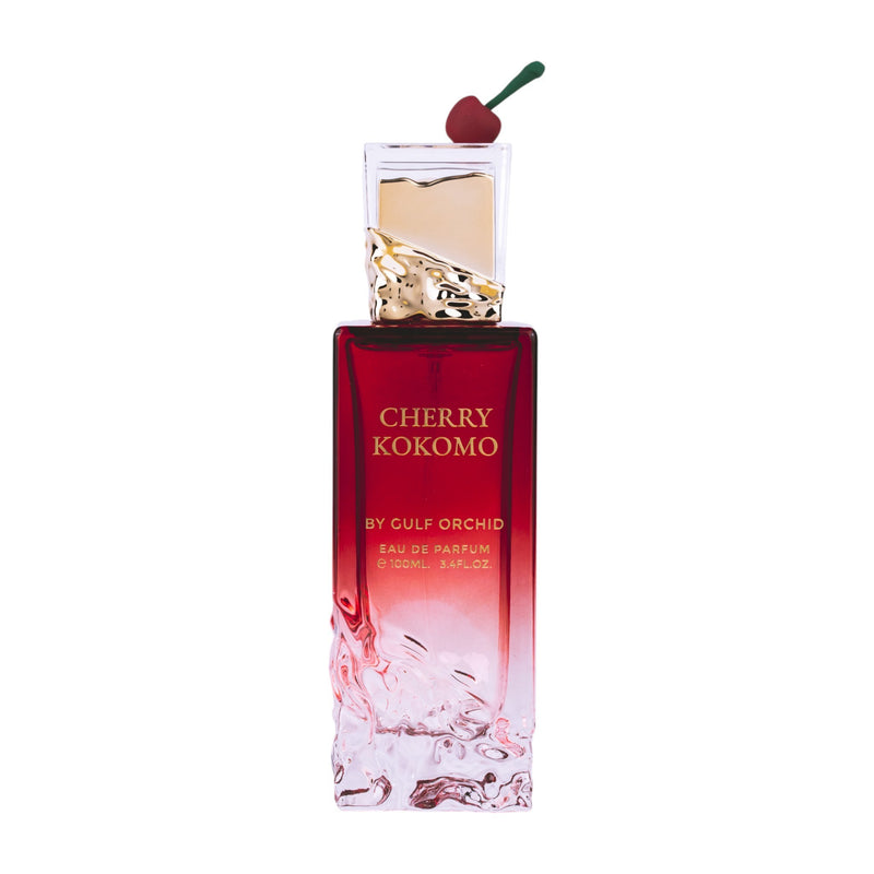 Cherry Kokomo Eau de Parfum från Gulf Orchid erbjuder en fruktig och blommig doft som förför med sin söta körsbärston och fräschör.