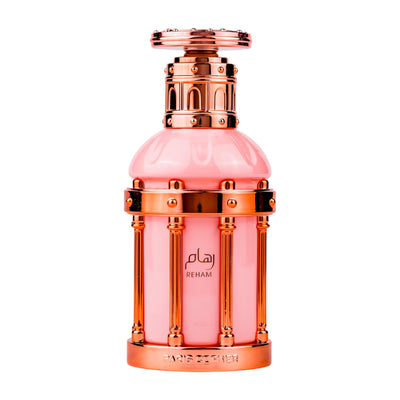 Reham Rose Petals Eau de Parfum 100ml - en lyxig doft av friska rosor, perfekt för varje tillfälle. Upplev elegans och romantik i varje spray.