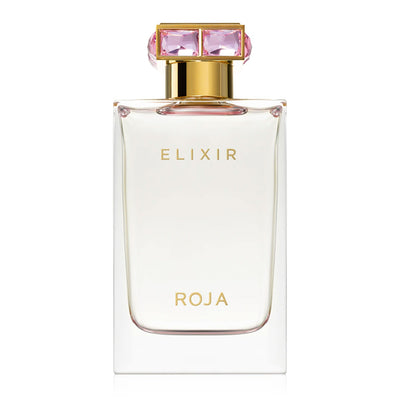 Elixir Essence de Parfum av Roja Parfums – en lyxig doft med blommiga och träiga noter som förför och förtrollar. 75ml ren elegans.