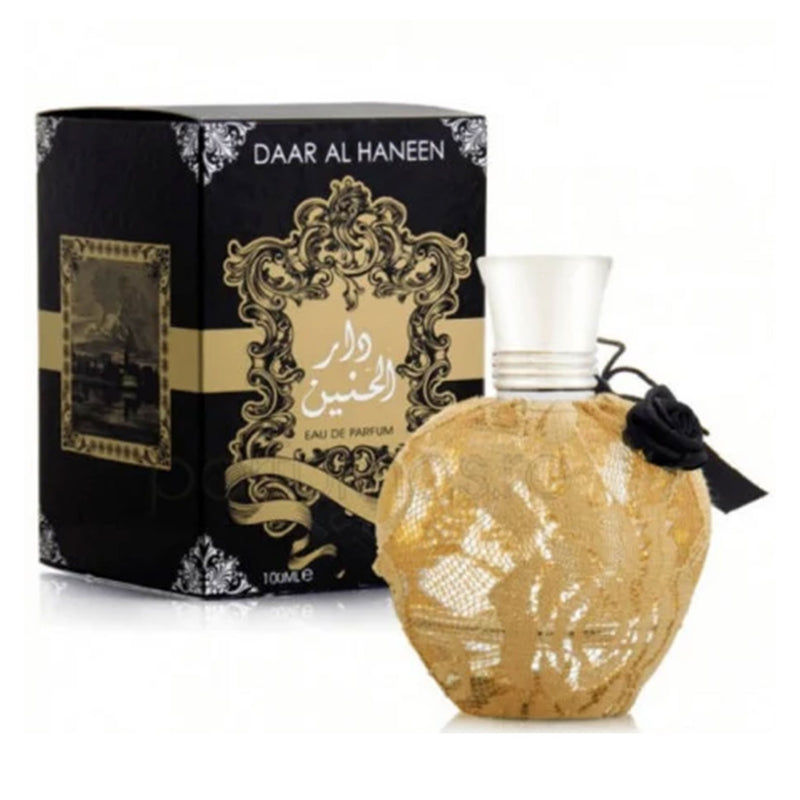 Daar Al Haneen Eau de Parfum 100ml från Ard Al Zaafaran: En sensuell doft av blommor och trä, som väcker värme och elegans.