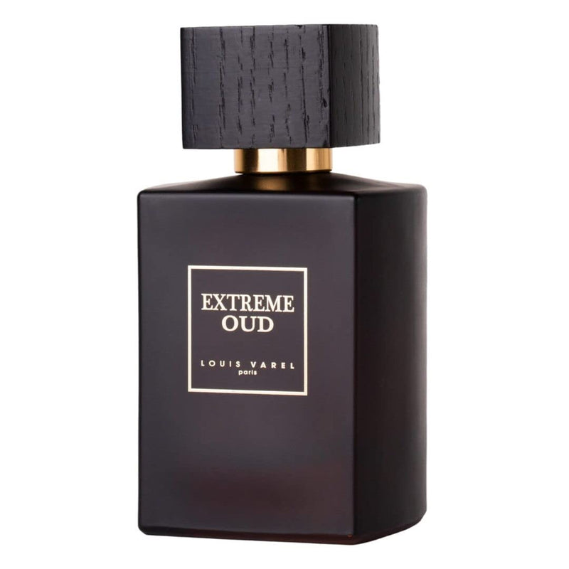Extreme Oud Eau de Parfum 100ml från Louis Varel – en lyxig unisexdoft med djup oud och träiga noter för sofistikerade individer.