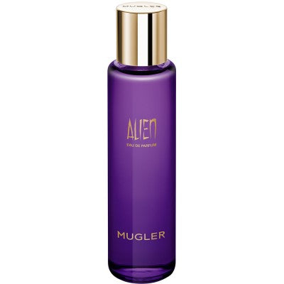 Alien Refill Eau de Parfum 100ml från Thierry Mugler: En mystisk och förförisk doft med inslag av jasmin och amber som väcker känslor av magi.