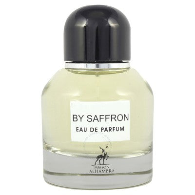 Saffron Eau de Parfum 100ml från Maison Alhambra – en elegant unisexdoft med kryddiga och träiga inslag för varje tillfälle.