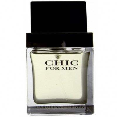 Chic for Men Eau de Toilette 60ml från Carolina Herrera: en sofistikerad doft med citrus, kryddor och träiga inslag för den moderna mannen.
