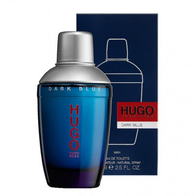 Hugo Boss Dark Blue Eau de Toilette 75ml – en dynamisk och maskulin doft med friska och kryddiga noter för självsäkra män.