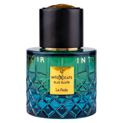Intoxicate Blue Elixir Eau de Parfum 100ml från La Fede är en förförisk doft med friska citrusnoter och djupa träackord.
