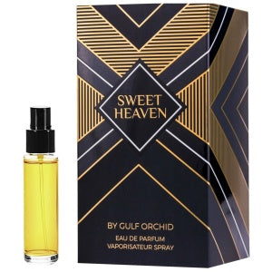 Sweet Heaven Eau de Parfum 2ml från Gulf Orchid – en unisex-doft av lyxiga blommor och fruktiga noter för elegant stil.